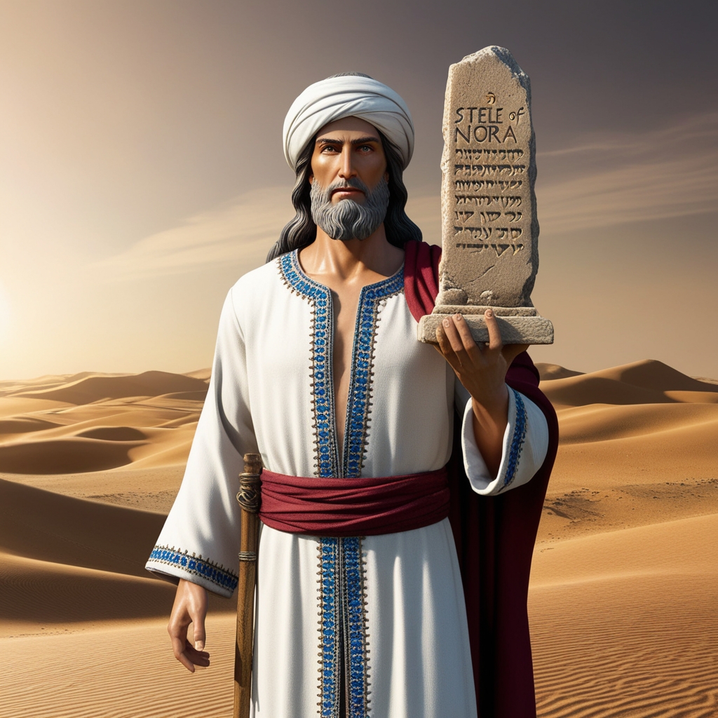 Is the Nora Stele one of the two tablets of the 10 Commandments?